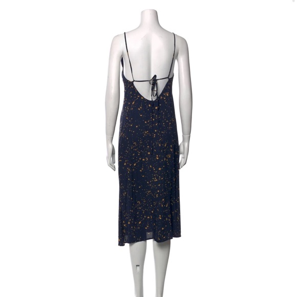 Reformation size XS chianti midi dress in navy galaxy print - Picture 5 of 8
